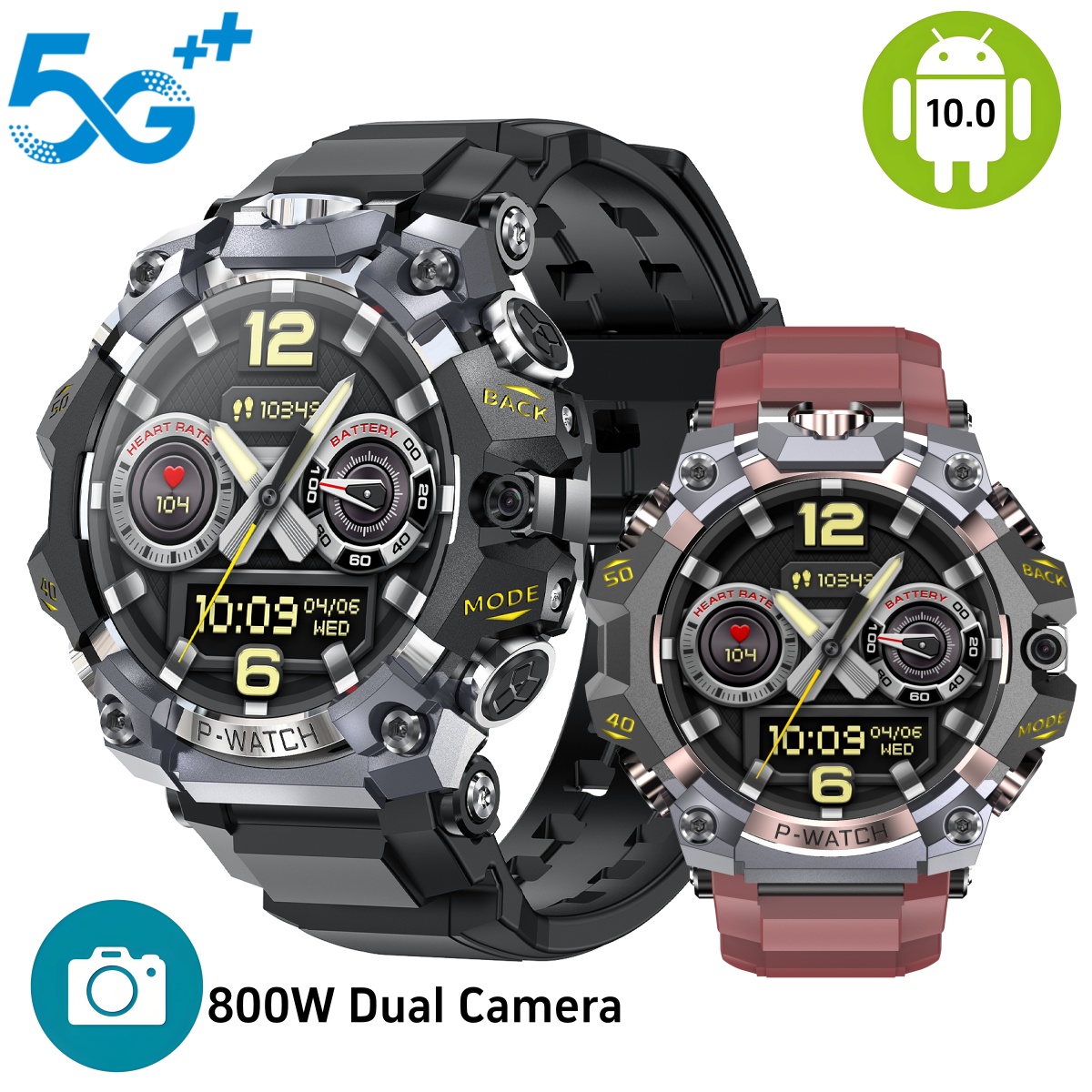Seaweed Snack - Smartwatch Q668 Android 10.0 con Display