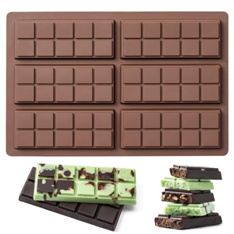 Chocolate Snack - Stampo per Barrette di Cioccolato Antiaderente,
