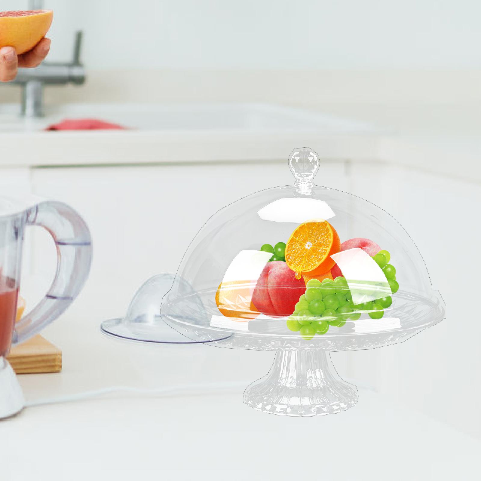 Dried Fruit - Piatto da portata a cupola supporto