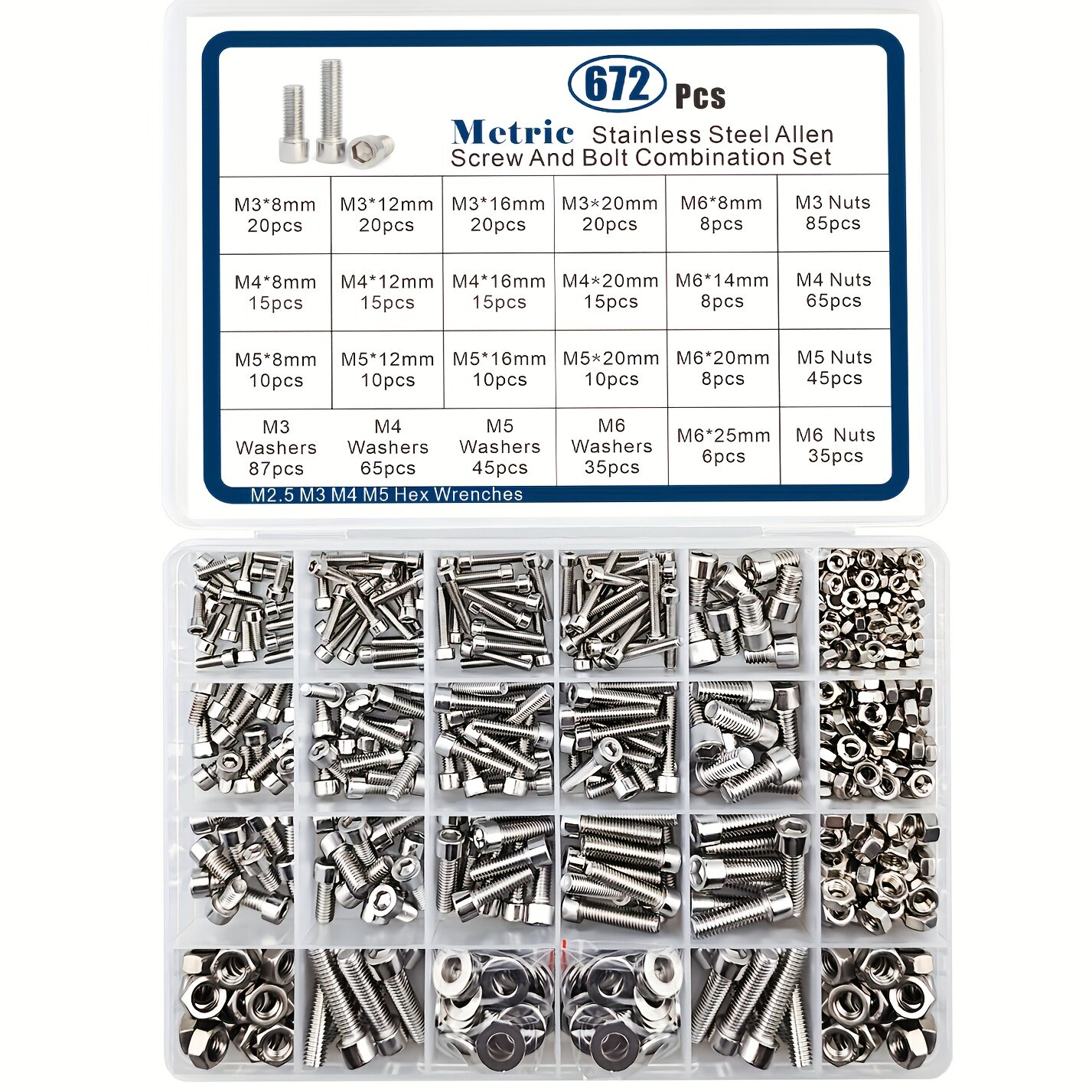 Set da 672 pezzi di viti a tes - Nuts Mix recensione e prezzo